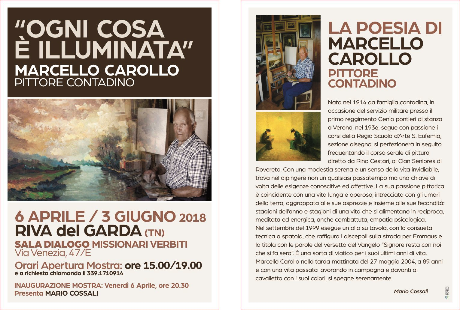 Scrutare Orizzonti 6 - mostra Marcello Carollo 2018